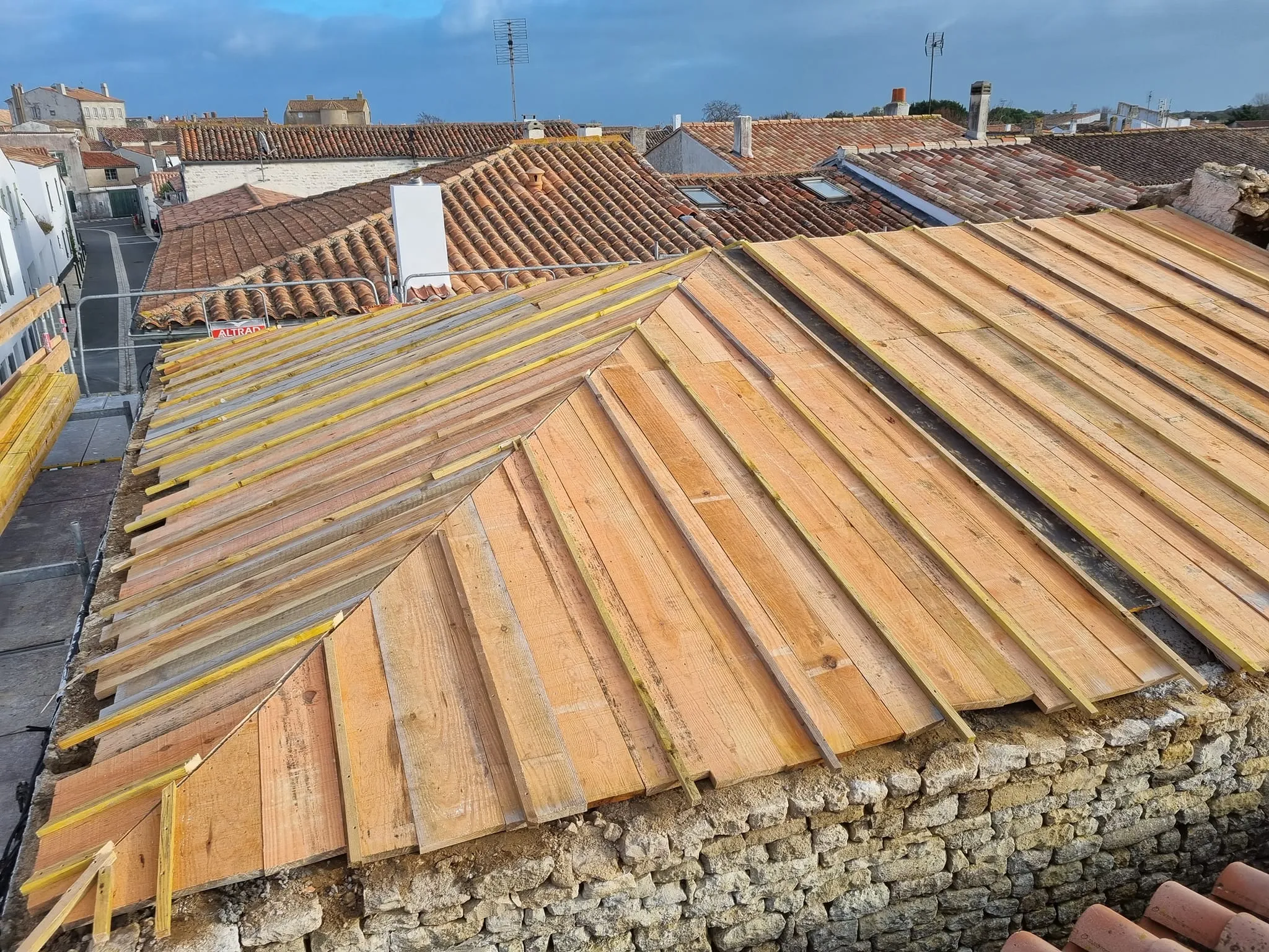 Réalisation charpente d'une ferme métallique