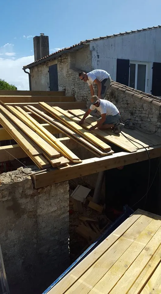 chantier charpente île de ré