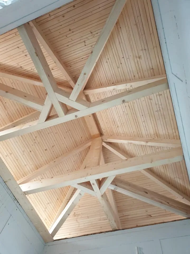 structure charpente Île de Ré pendant travaux